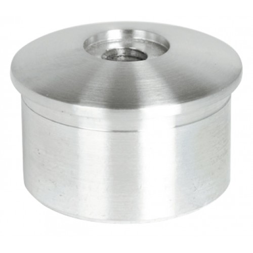 End Cap - Large Domed Drilled - 304 - 48.3 x 2.5mm